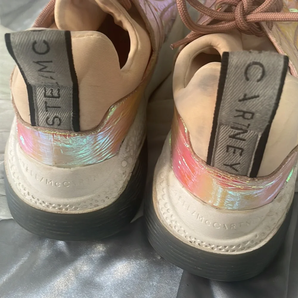 STELLA MCCARTNEY Holographic Eclypse 50 Sneakers Size 41 or 11 - Picture 12 of 12